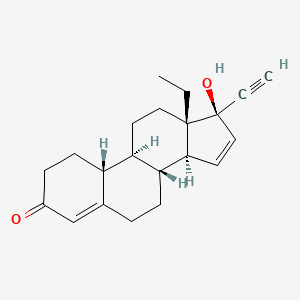 Chemical structure of Gestodene