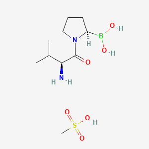 Chemical structure of Talabostat mesylate