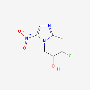 Chemical structure of Ornidazole