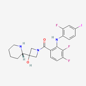 Chemical structure of Cobimetinib