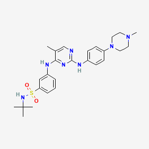 Chemical structure of TG101209
