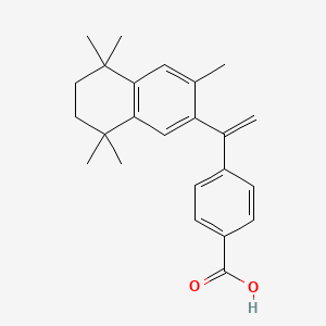 Chemical structure of Bexarotene