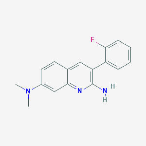 Chemical structure of Arylquin 1