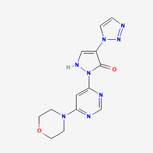 Chemical structure of Molidustat