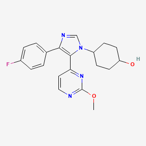 Chemical structure of SB 239063