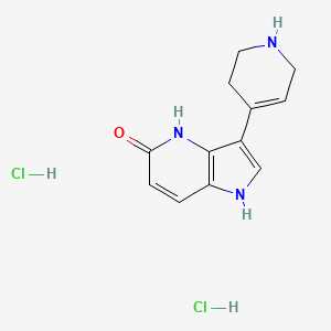 Chemical structure of CP 93129 dihydrochloride