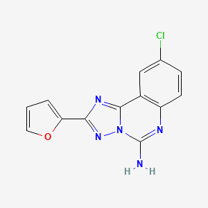 Chemical structure of CGS 15943