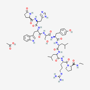 Chemical structure of Leuprolide Acetate