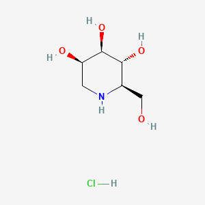 Chemical structure of 1-Deoxymannojirimycin hydrochloride