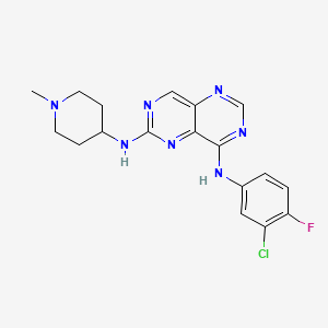 Chemical structure of BIBX 1382