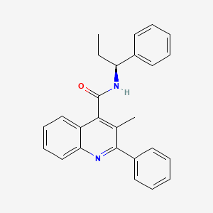 Chemical structure of SB-222200