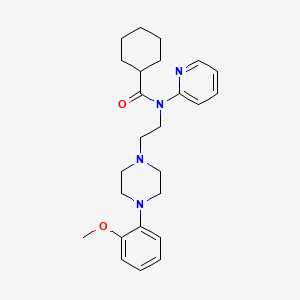 Chemical structure of WAY-100635