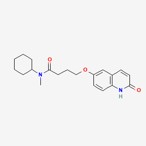 Chemical structure of Cilostamide