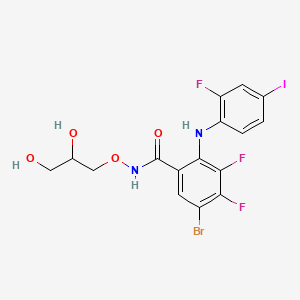 Chemical structure of PD318088