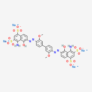 Chemical structure of Chicago Sky Blue 6B