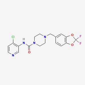 Chemical structure of JNJ-42165279