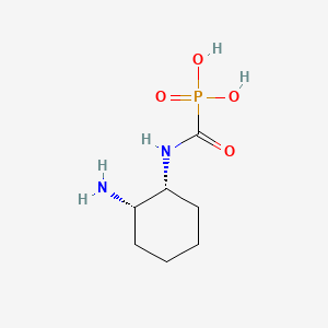 Chemical structure of cis-ACCP