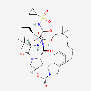 Chemical structure of Vaniprevir