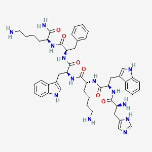 Chemical structure of [D-Lys3]-GHRP-6