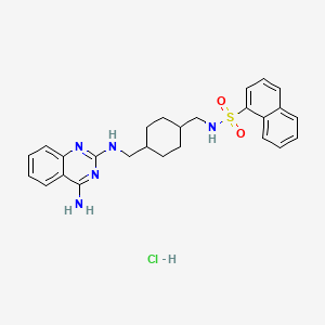 Chemical structure of CGP 71683 hydrochloride