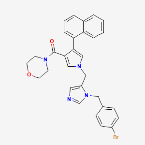 Chemical structure of LB42708