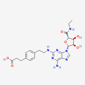 Chemical structure of CGS 21680
