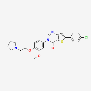 Chemical structure of GW 803430
