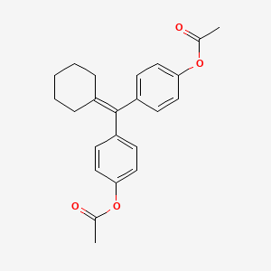 Chemical structure of Cyclofenil