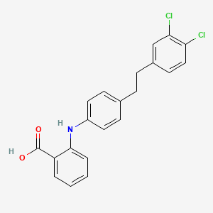 Chemical structure of PD 118057