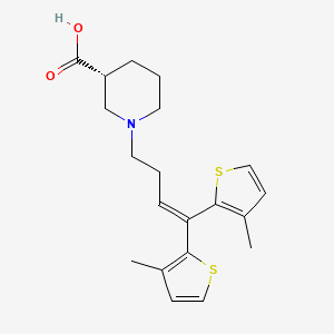 Chemical structure of Tiagabine