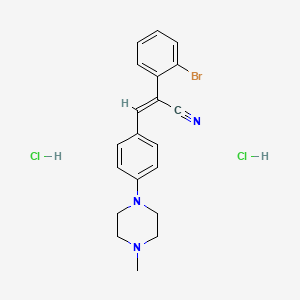Chemical structure of DG172 dihydrochloride