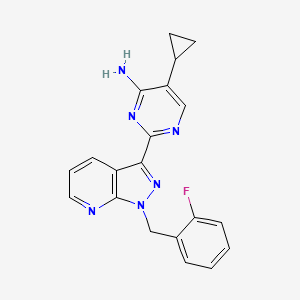 Chemical structure of BAY 41-2272