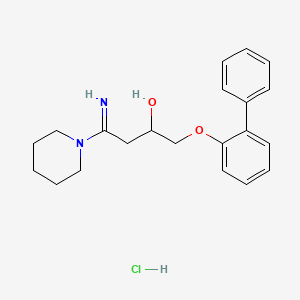 Chemical structure of AH 11110 hydrochloride