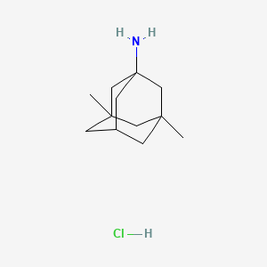 Chemical structure of Memantine hydrochloride