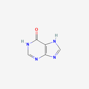 Chemical structure of Hypoxanthine