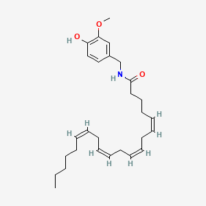 Chemical structure of Arvanil