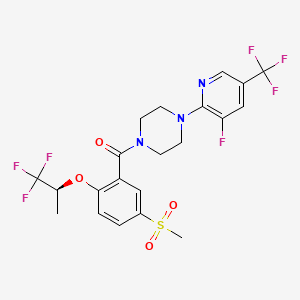Chemical structure of Bitopertin
