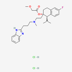 Chemical structure of Mibefradil dihydrochloride