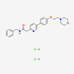 Chemical structure of KX2-391 dihydrochloride