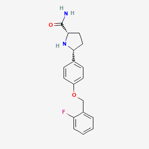 Chemical structure of GSK1014802(CNV1014802)