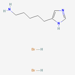 Chemical structure of Impentamine dihydrobromide