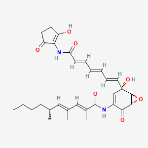 Chemical structure of Manumycin A
