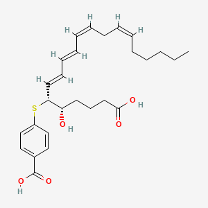Chemical structure of BAY-u 9773
