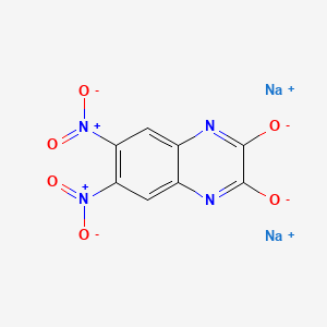 Chemical structure of DNQX disodium salt