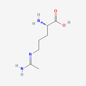 Chemical structure of L-NIO (hydrochloride)