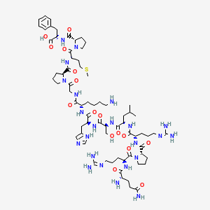 Chemical structure of Apelin-13