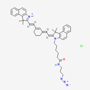 Chemical structure of Cy7·5 azide (non-sulfonated)