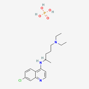 Chemical structure of Chloroquine Phosphate