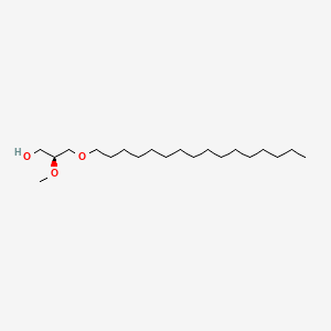 Chemical structure of Hexadecyl Methyl Glycerol