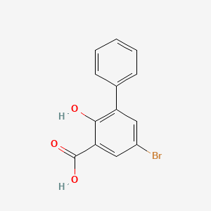 Chemical structure of 5-bromo-3-phenyl Salicylic Acid